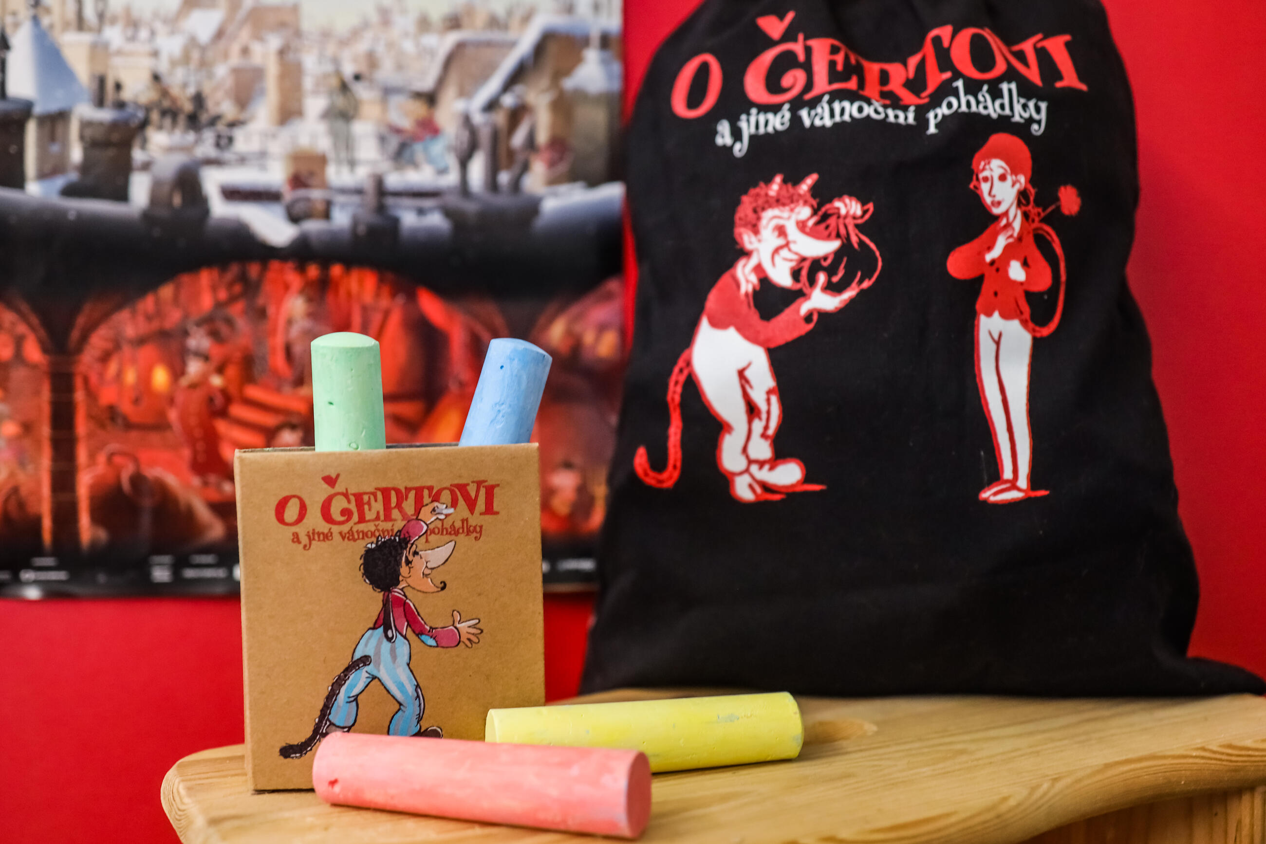 O Čertovi a jiné pohádky mají svůj zábavný merch