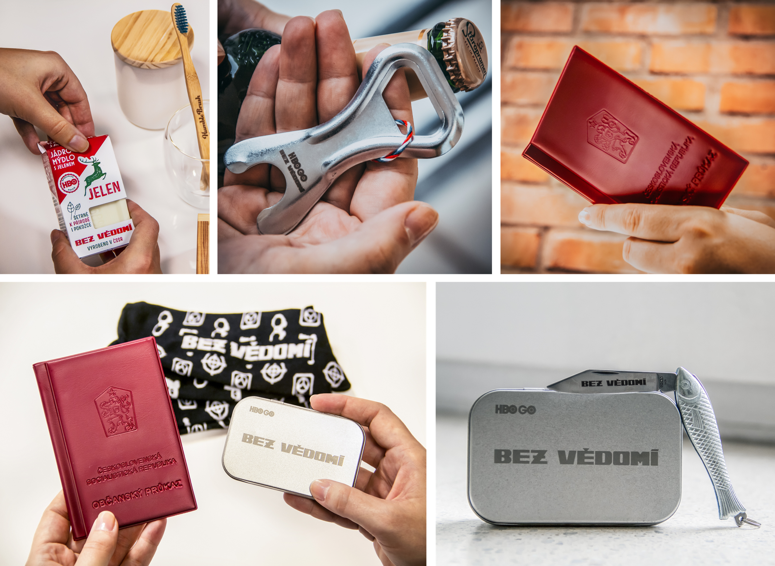 Merch k seriálu HBO Bez vědomí