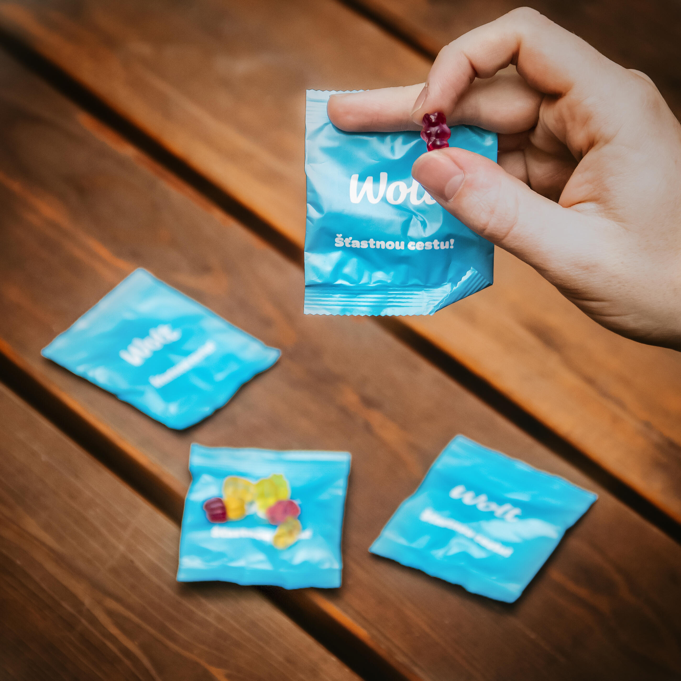 Gumoví medvídci pro Wolt