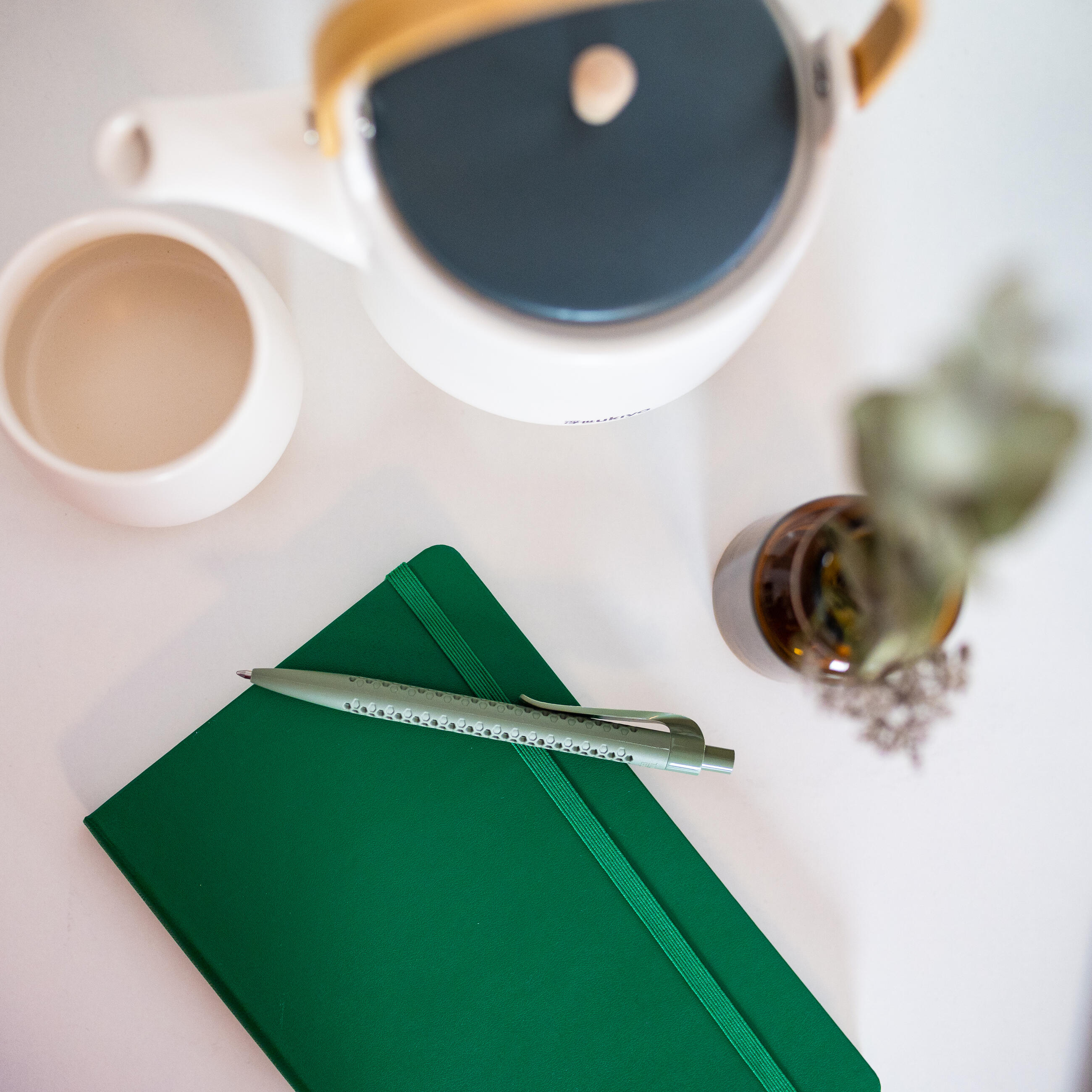 Zápisník Moleskine a Prodir propiska