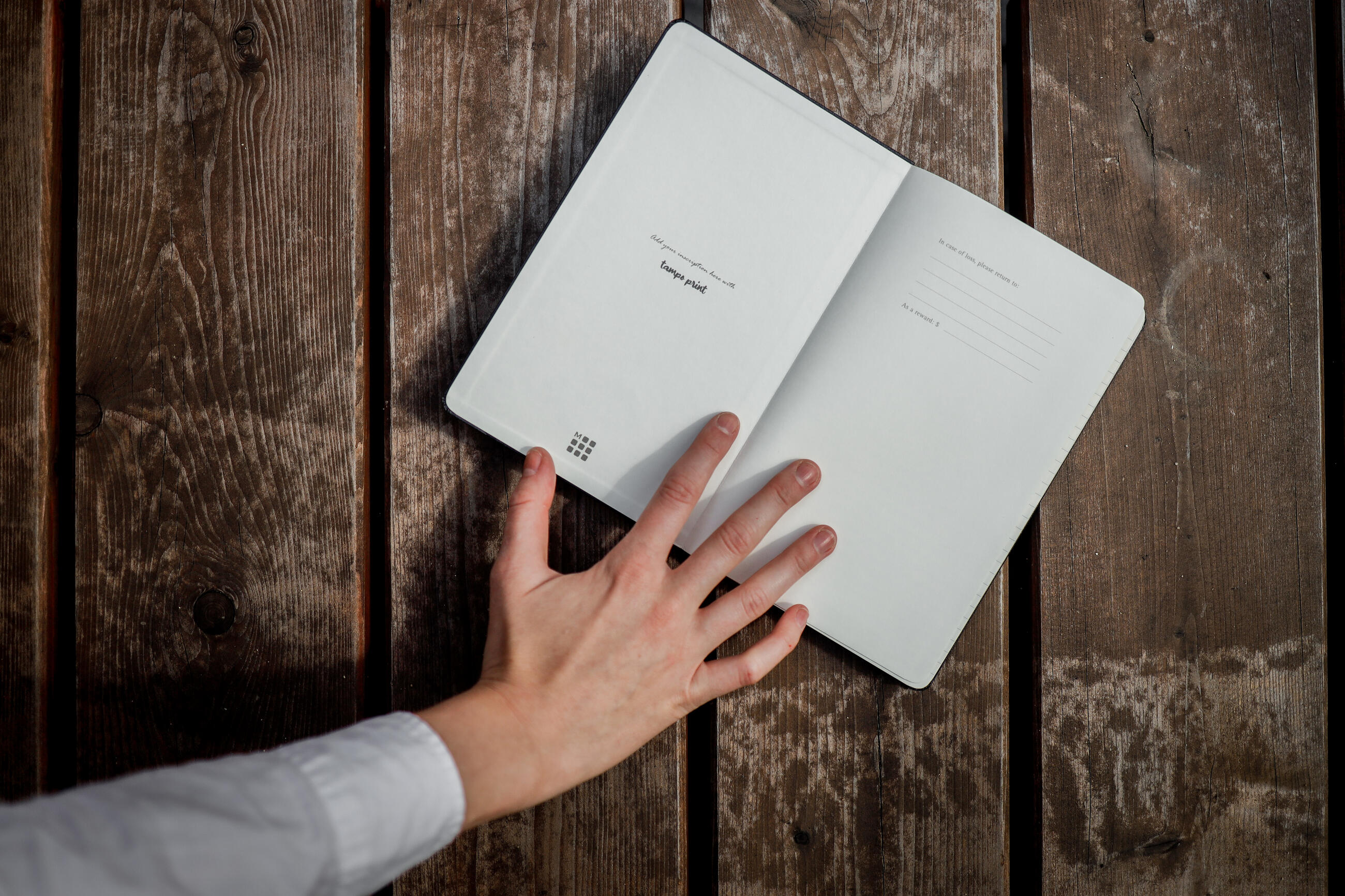 Reklamní zápisníky s logem