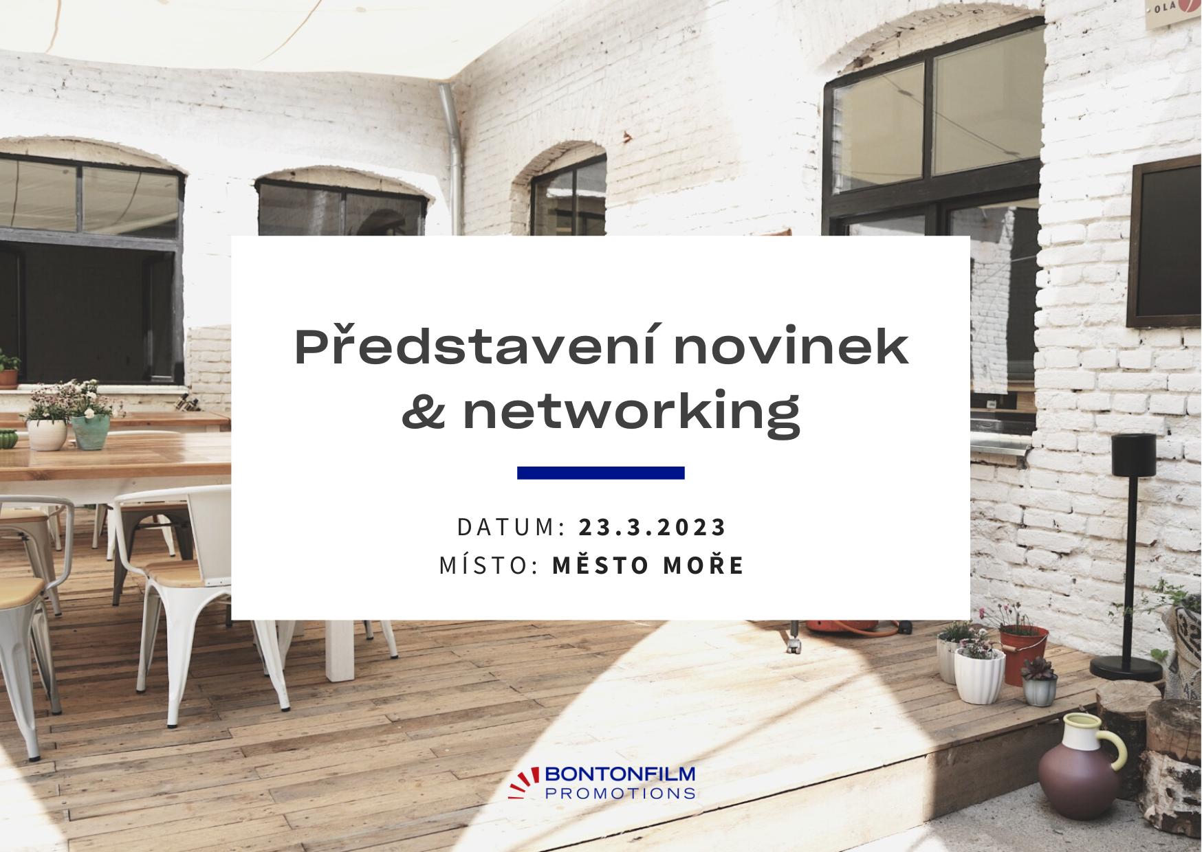 Představení merch novinek & networking