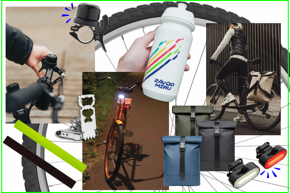 Je čas šlápnout do pedálů! Firemní merch pro cyklistické nadšence