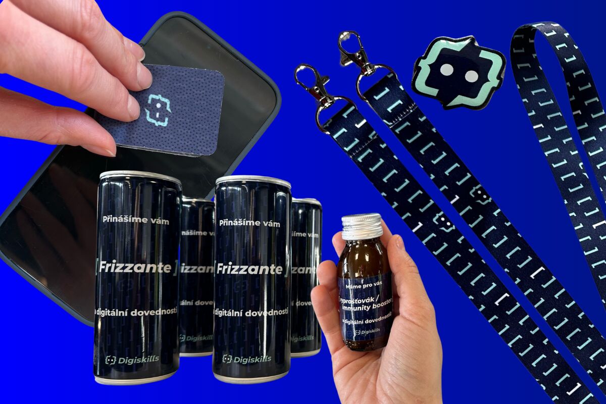 Digiskills stánek, který zaujal na první i druhý dojem