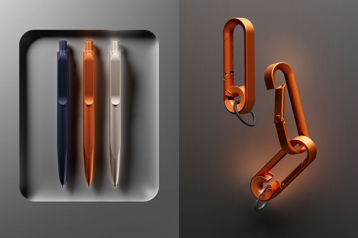 Novinka: luxusní propiska 21. století a karabina, se kterou máte to nejdůležitější vždy po ruce